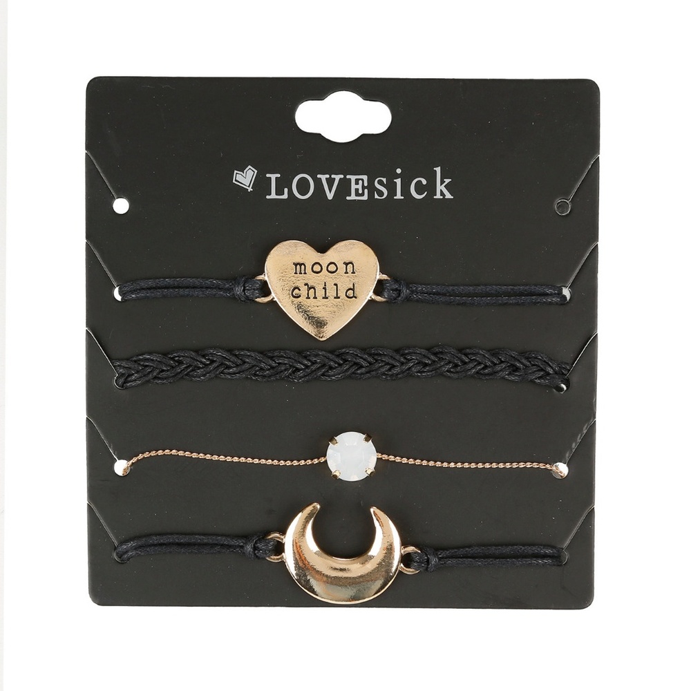 Moon Child Opal Cord Bracelet Set (NWT)